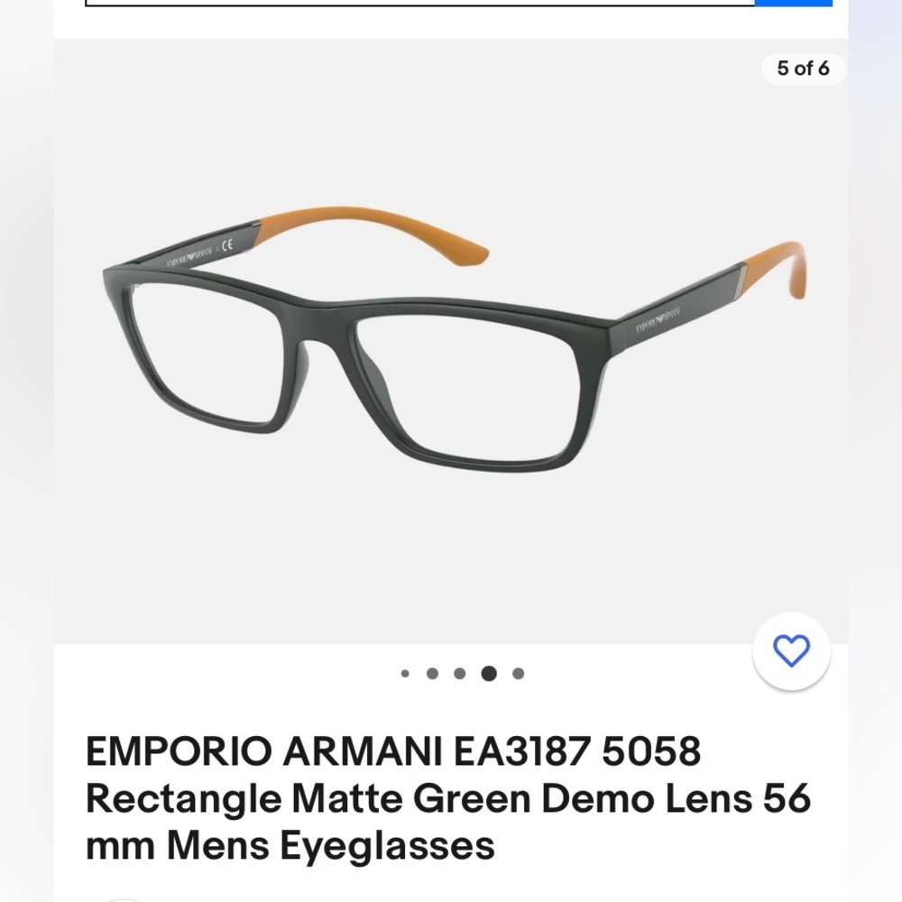 Brand new emporio armany mean glases